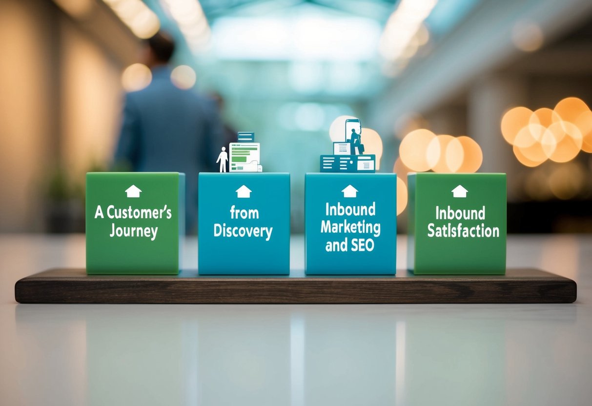 A customer's journey from discovery to satisfaction through inbound marketing and SEO